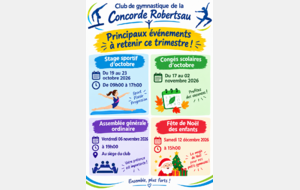 Principaux événements à retenir ce trimestre