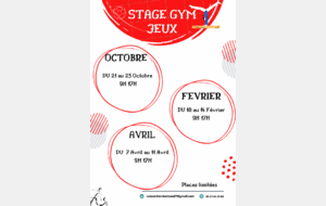 Stages Gym - jeux